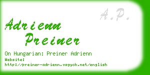 adrienn preiner business card